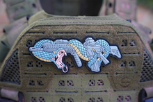Load image into Gallery viewer, Tactical Snake Single Patch + Stickers
